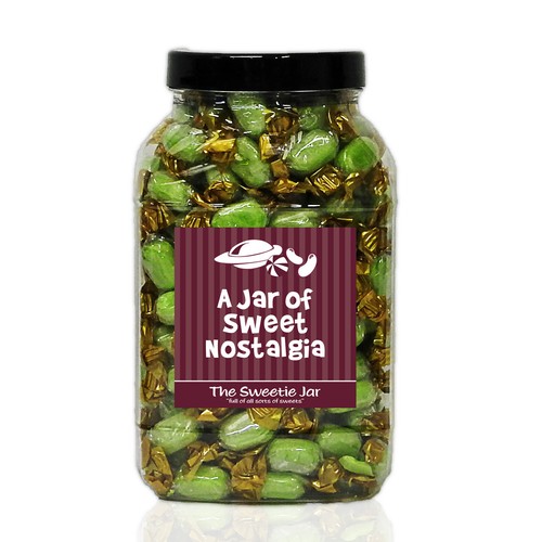 Chocolate limes sweets jars - sweets,