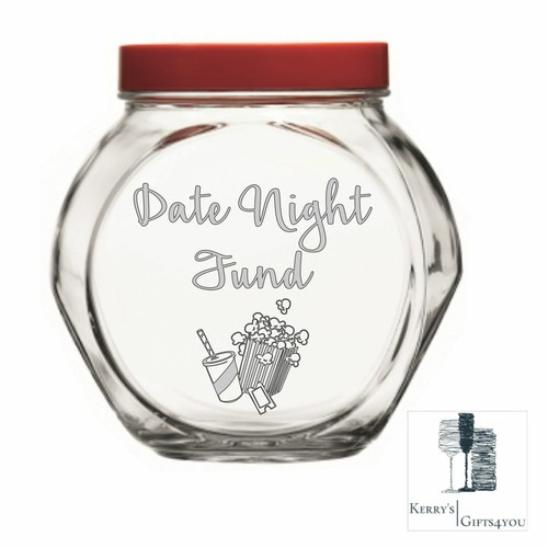 Engraved glass money - glass, date