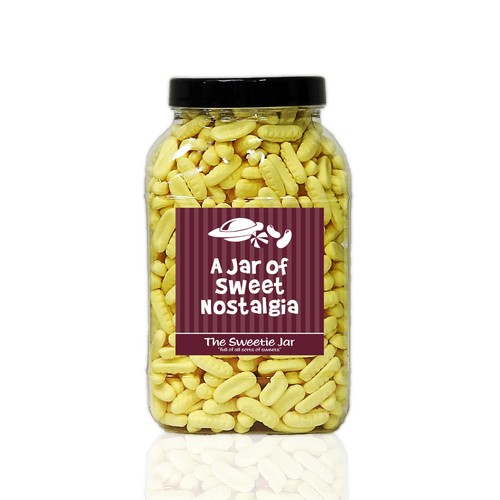 Foam bananas sweets - foam, jars