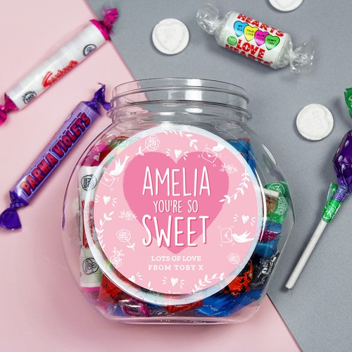 Personalised you sweet - 'you're, sweet'