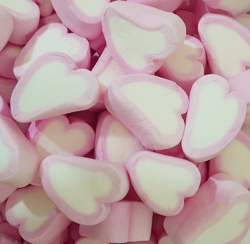 Mallow hearts pick mix - mallow,