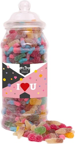 Love you sweet gift - love, jar