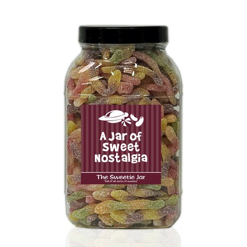 Fizzy jelly snakes sweet jars - fizzy,