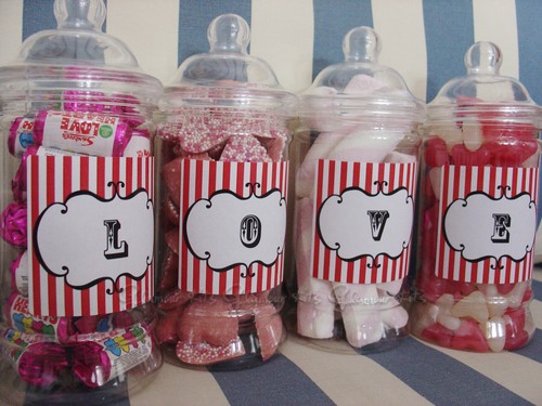 Personalised retro love sweets - personalised,