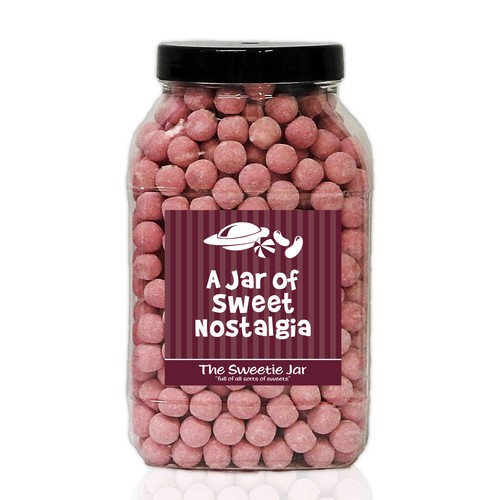 Strawberry bonbons sweet jars - strawberry,