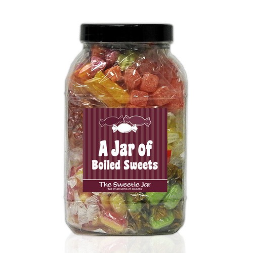 Jar boiled sweets - a, of