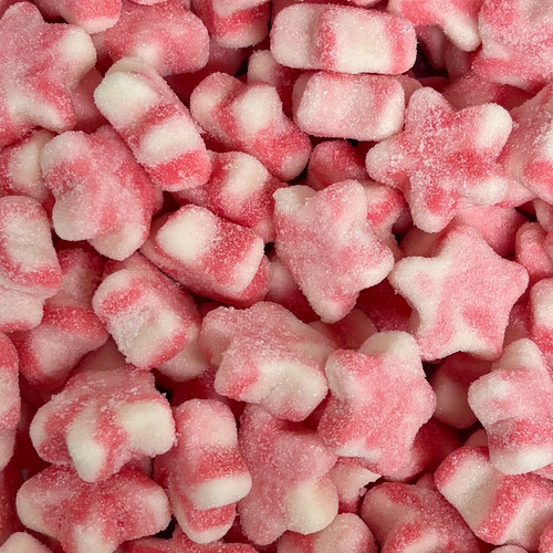 Pink white stars retro - &,